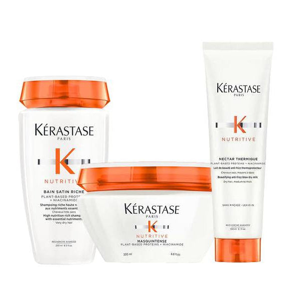 Kerastase Nutritive Riche Trio Bundle for Very Dry Fine to Medium Hair