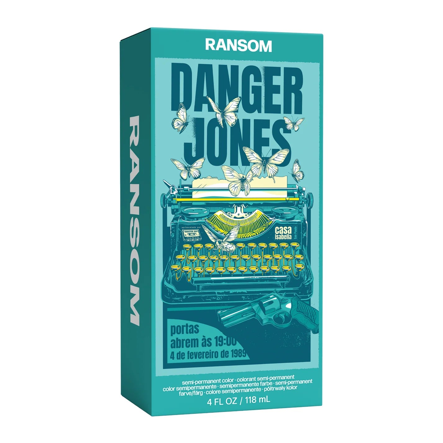 Danger Jones Semi Permanent Hair Colour - Ransom (Teal) 118ml