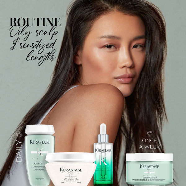 Kerastase Specifique Bain Divalent Balancing Shampoo 250ml for Oily Scalp, Dry Ends