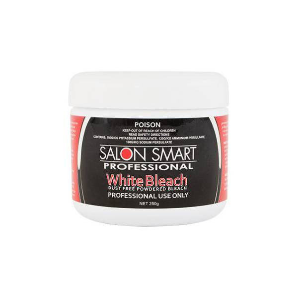 Salon Smart WHITE Dust Free Powdered Bleach 250g Tub