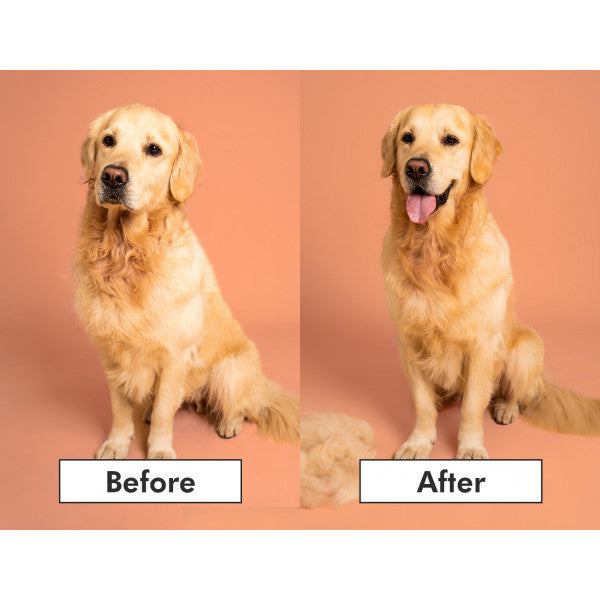 Tangle Teezer Small De-Shedding Pet Teezer - Blue/Light Blue