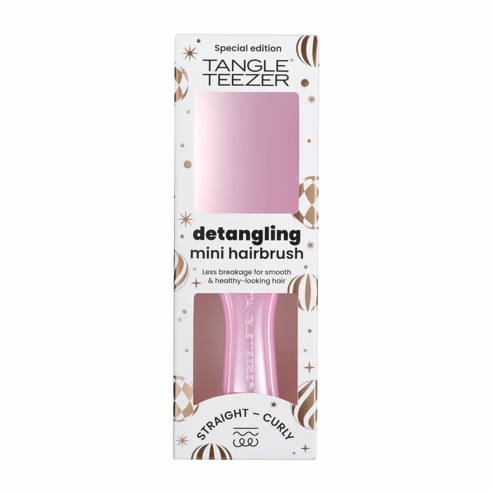 Tangle Teezer The Ultimate Detangler MINI - Chrome Satin Pink