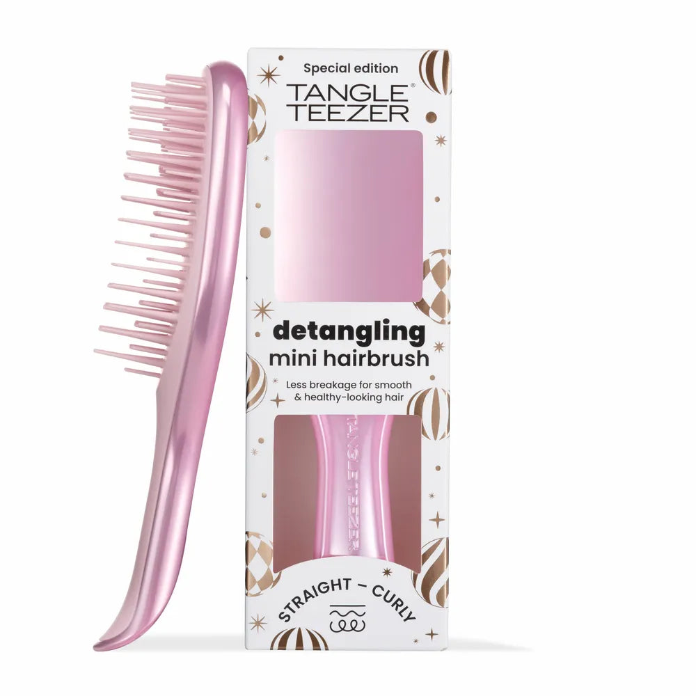 Tangle Teezer The Ultimate Detangler MINI - Chrome Satin Pink