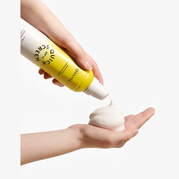 The Quick Screen SPF 50 Whipped Sunscreen & Body Moisturiser Mousse 200g