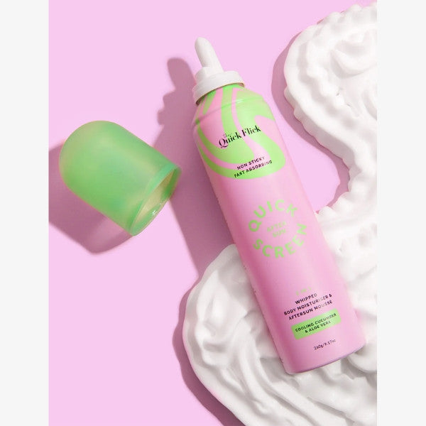The Quick Screen Whipped Body Moisturiser and Aftersun Mousse 260g