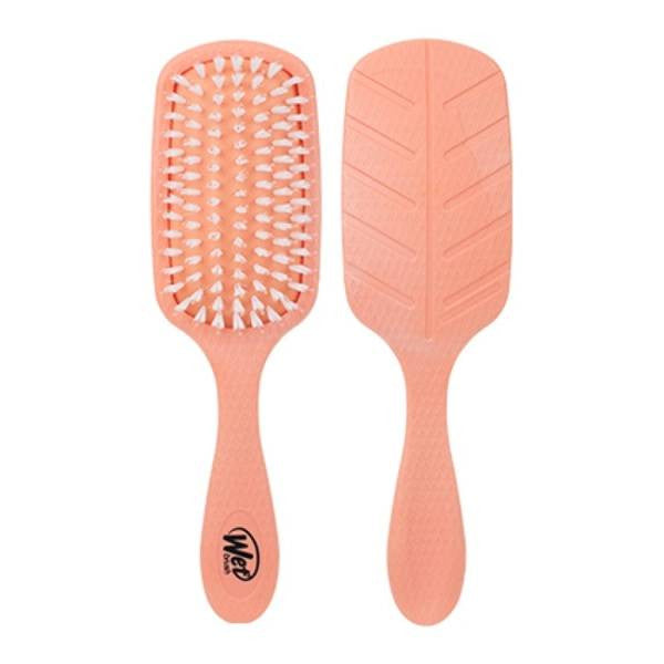 Wet Brush Go Green Oil Infused Shine Brush - COCONUT OIL (Orange)